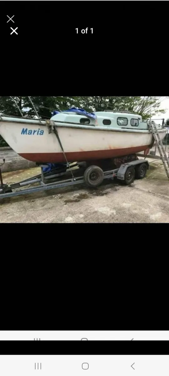 Halcyon 23 triple keel