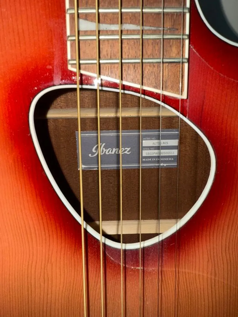 electro acoustic guitar - ibanez alt30 rcs - Image 3