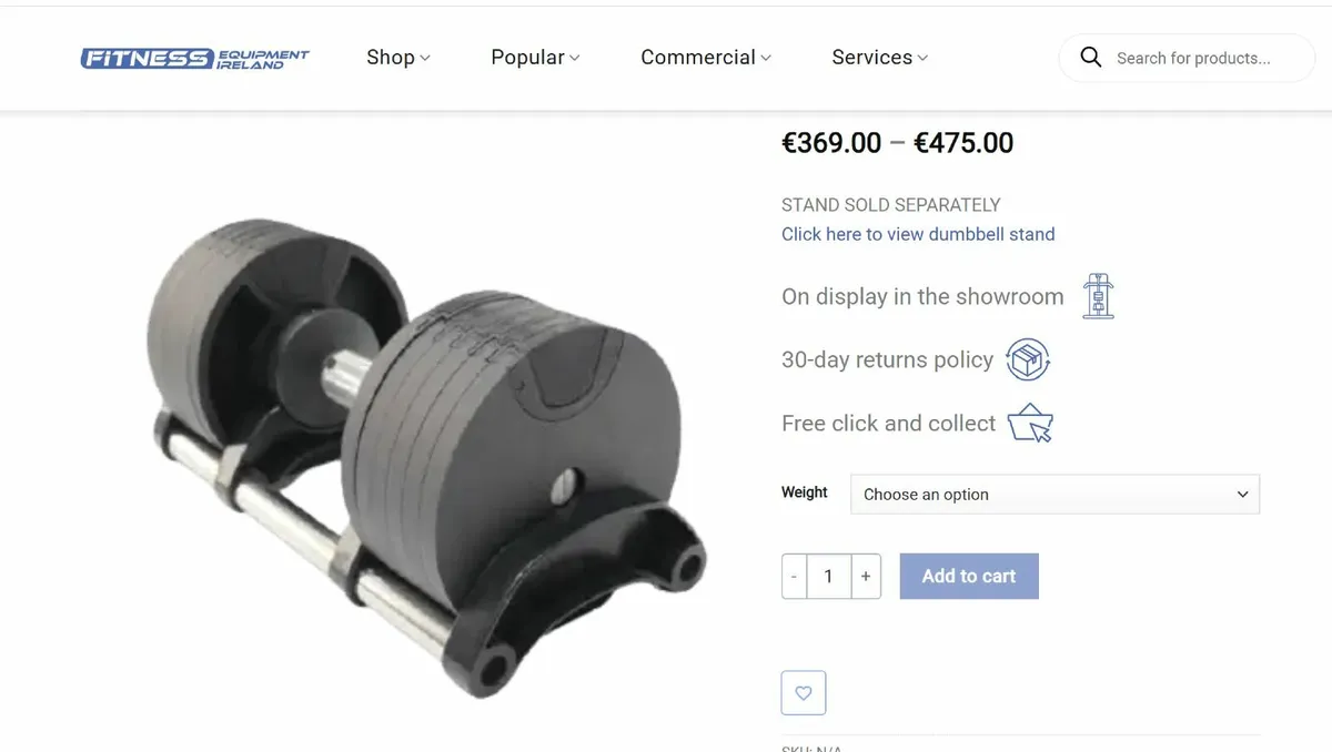 Dumbbells / Adjustable Dumbbells
