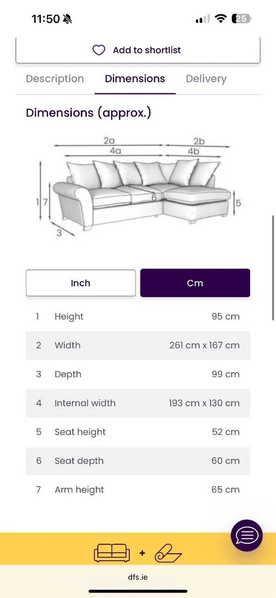 Corner Sofa with Footstool - Image 3