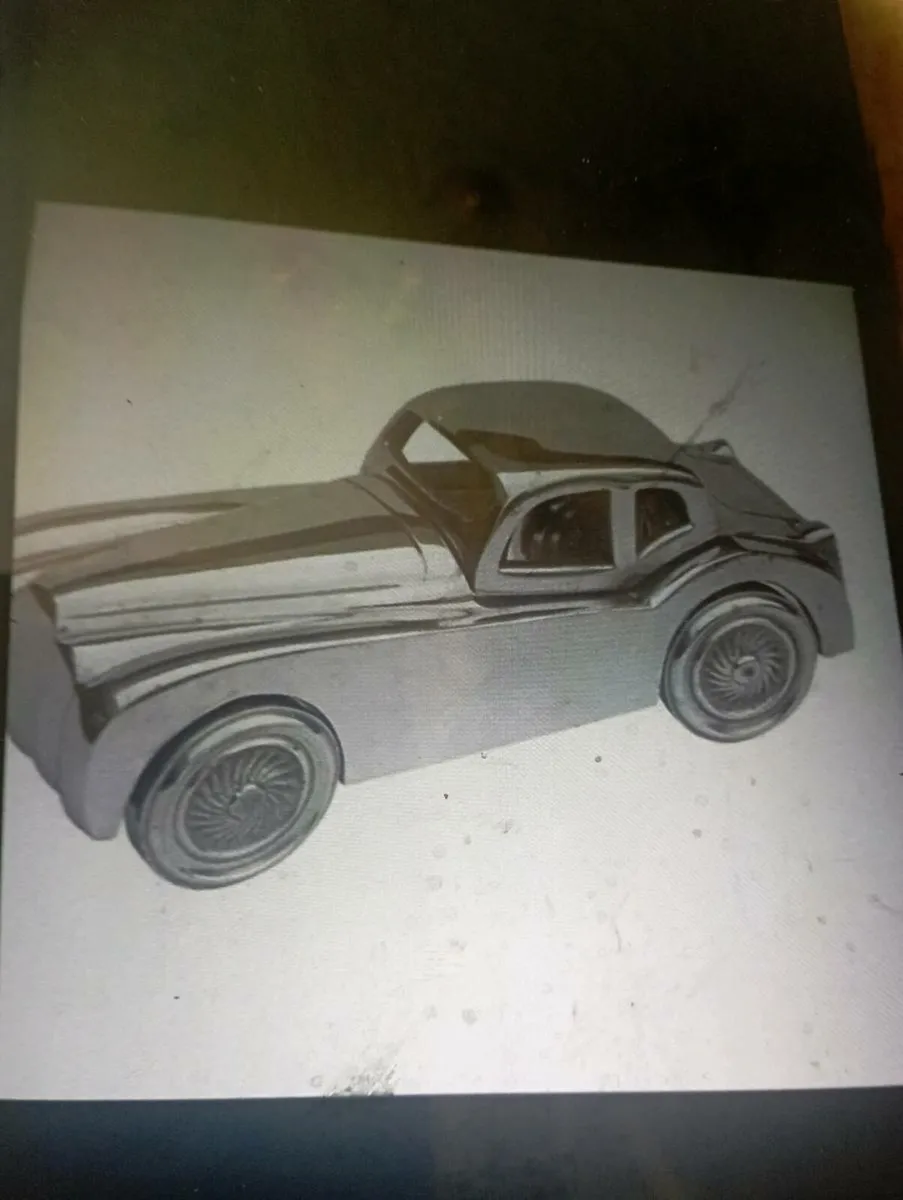 RARE RETRO   METAL ALUMINIUM CAR. - Image 1