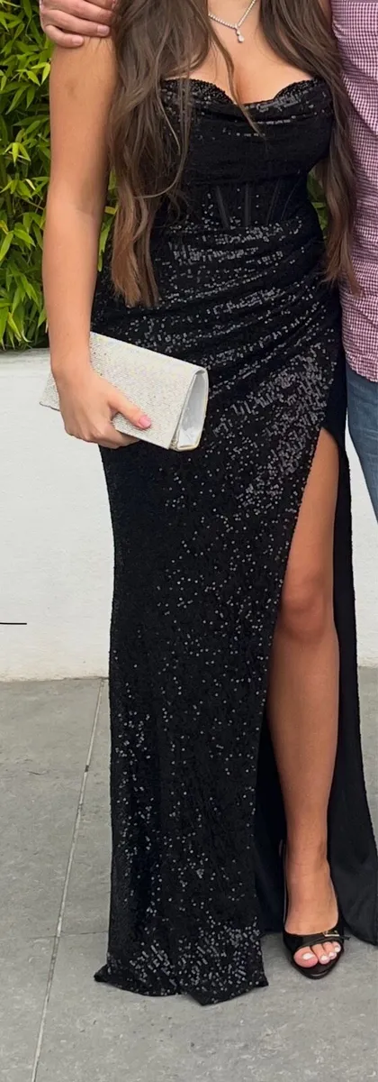 Black debs dress - Image 4