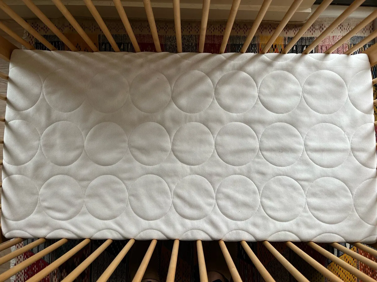 Cot and Brand new Mattress IKEA - Image 2