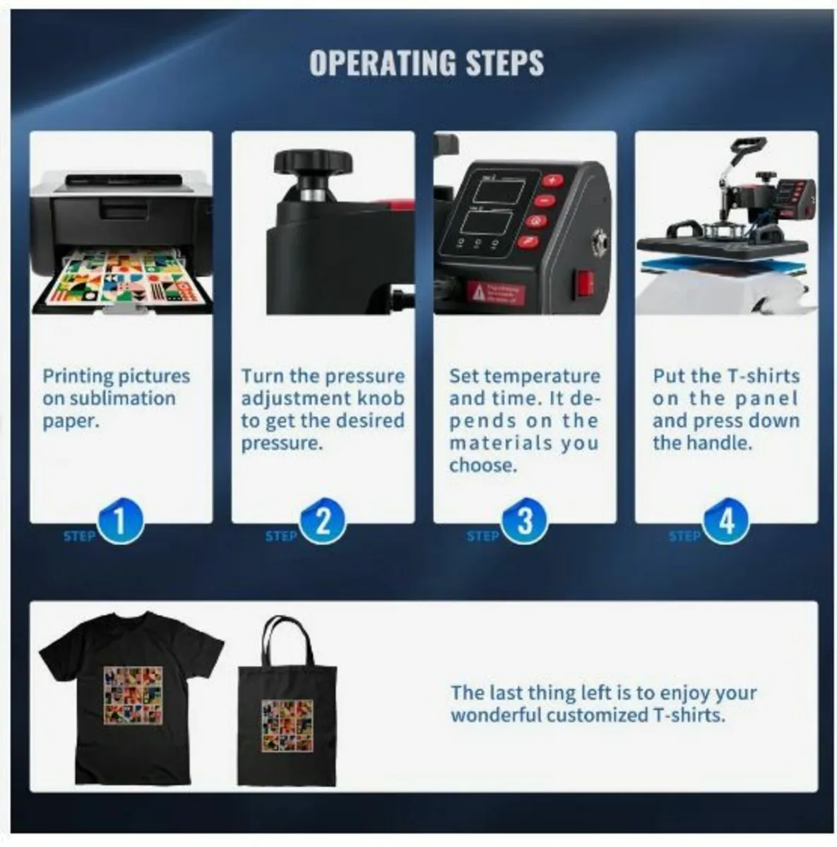 Heat Press, 5 in 1 Heat Press Machine Machine - Image 4