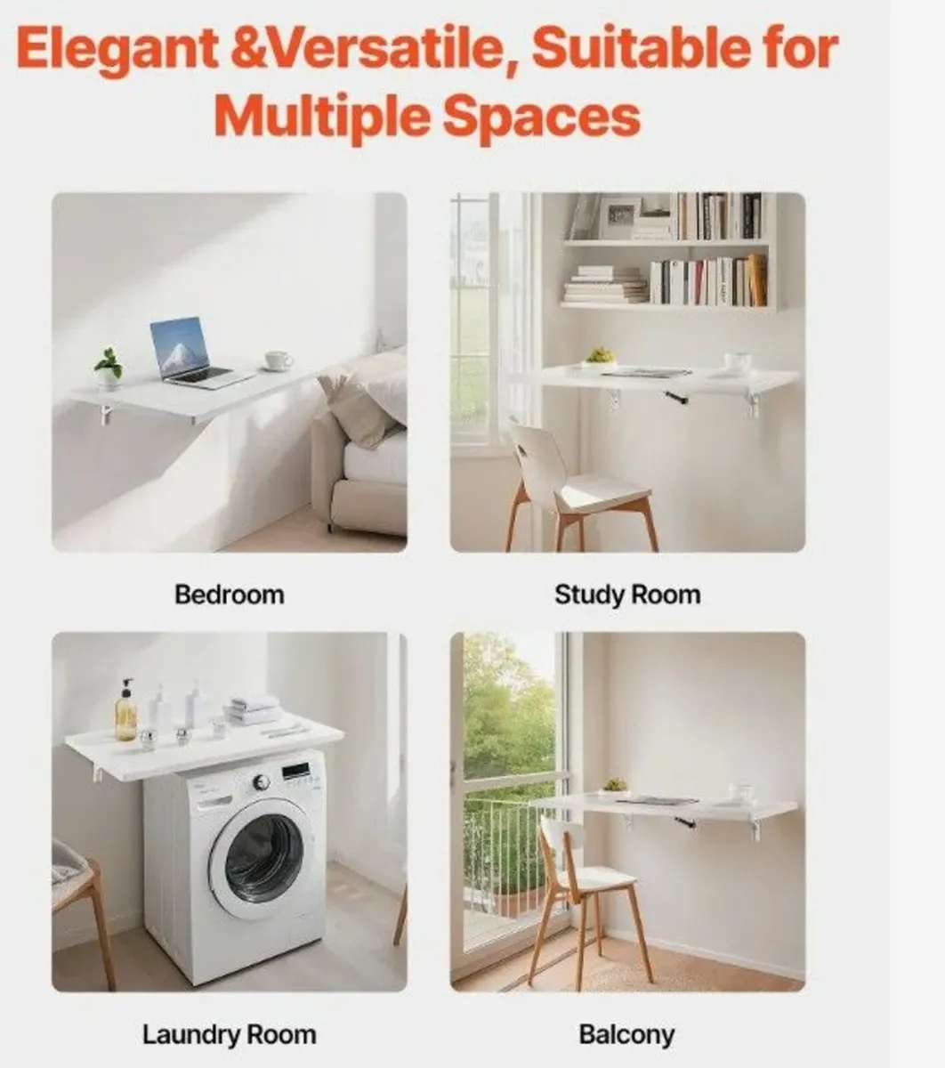 Wall mounted foldable Table / Desk - Image 2