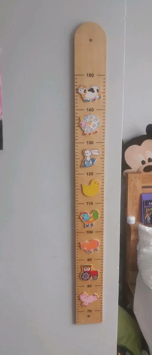 Wooden height chart great condition