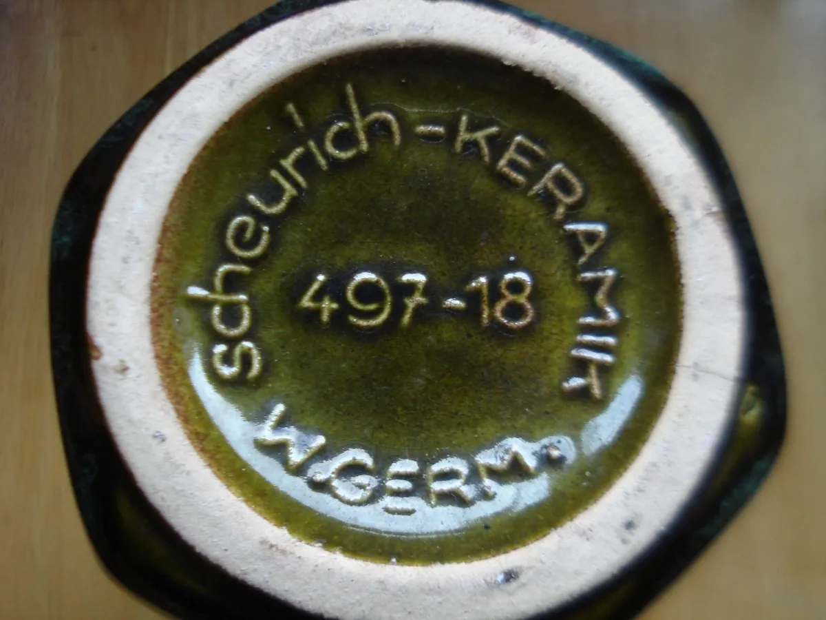 1970s WEST GERMAN CERAMIC VASES. - Image 2