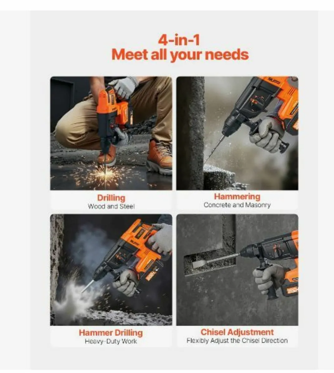 20V Brushless Cordless Hammer Drill - Image 2