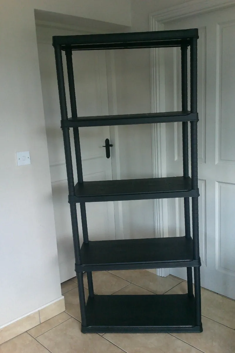 5 Shelf Plastic Shelving Unit - Image 1
