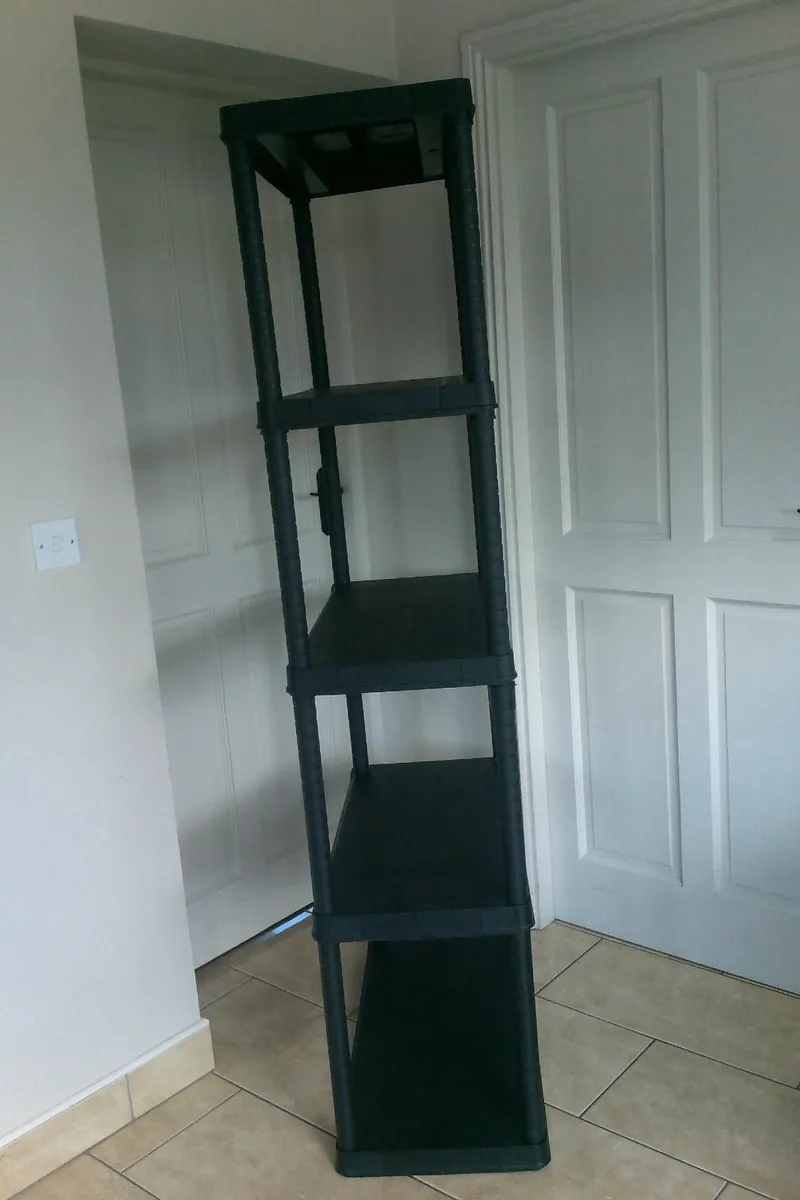 5 Shelf Plastic Shelving Unit - Image 2