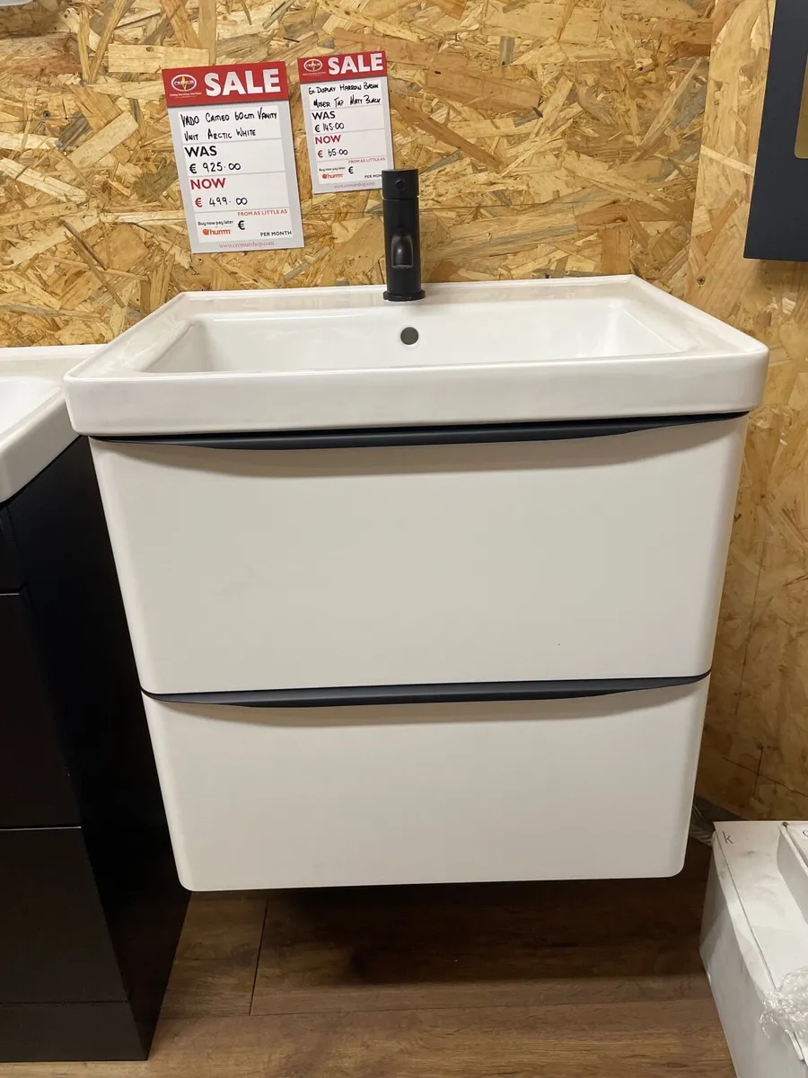 New Ex-Stock Vado Cameo 60cm Artic White