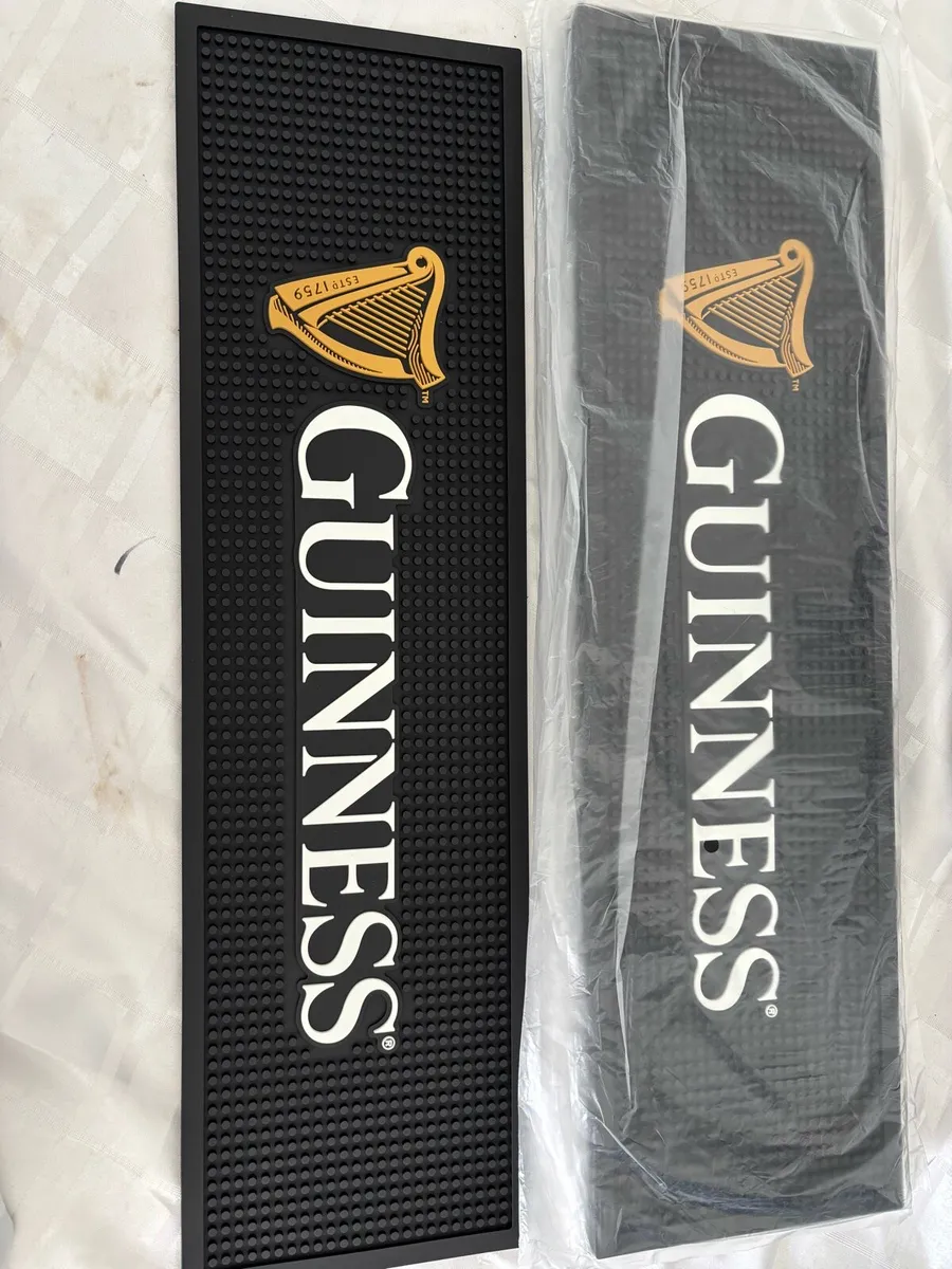 Guinness rubber bar runners - Image 1