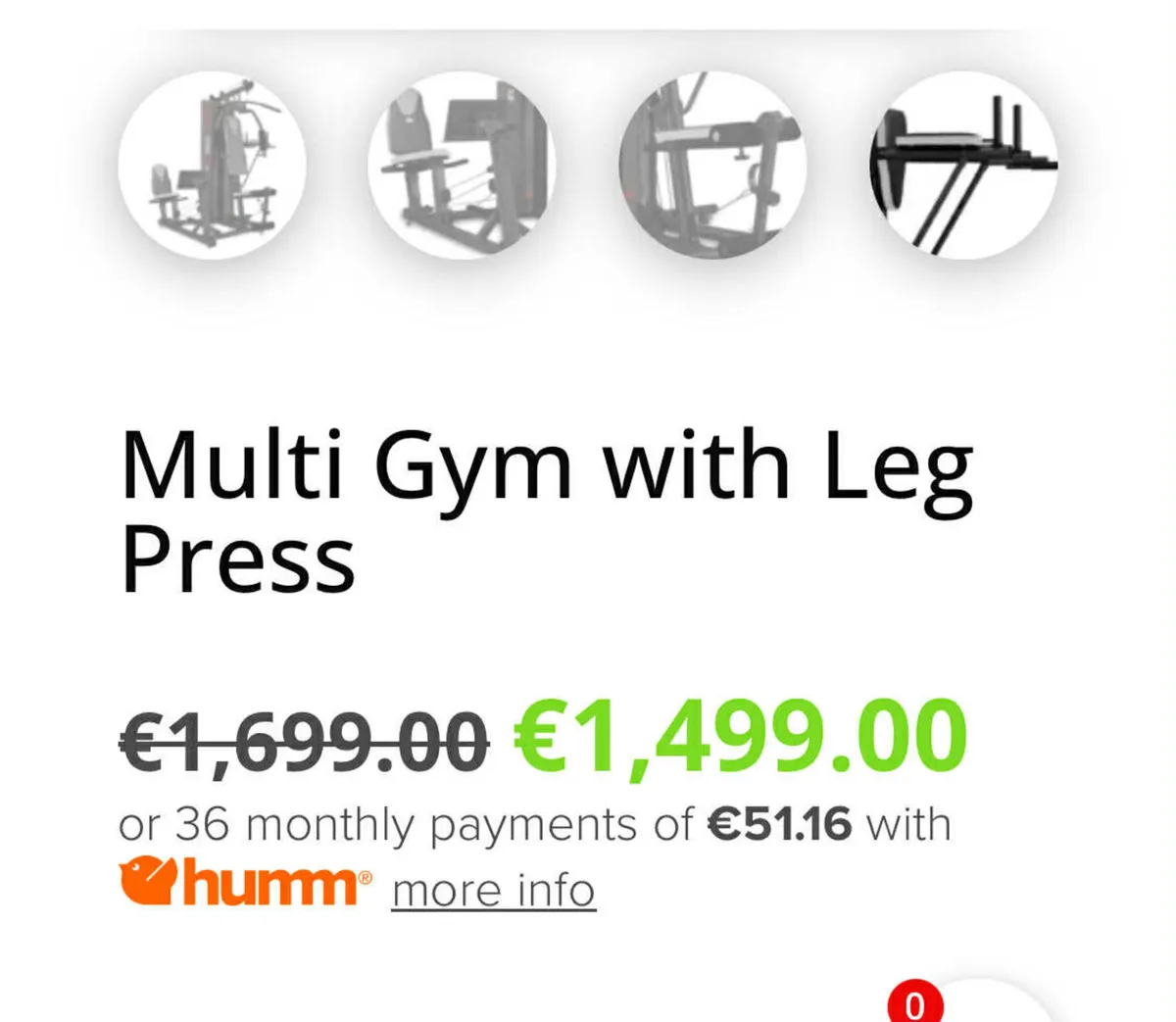 Multi gym with leg press - Image 4