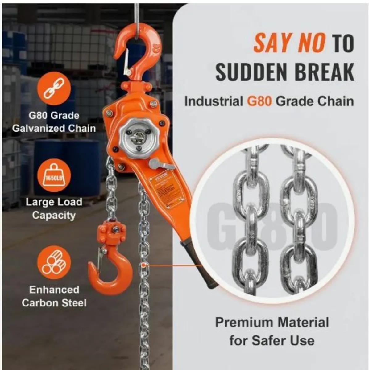 Manual Lever Chain Hoist - Image 2