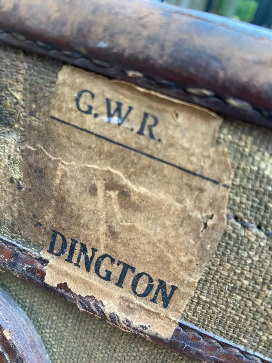 WW2 canvas covered steamer Trunk *DELIVERY AVAIL - Image 4
