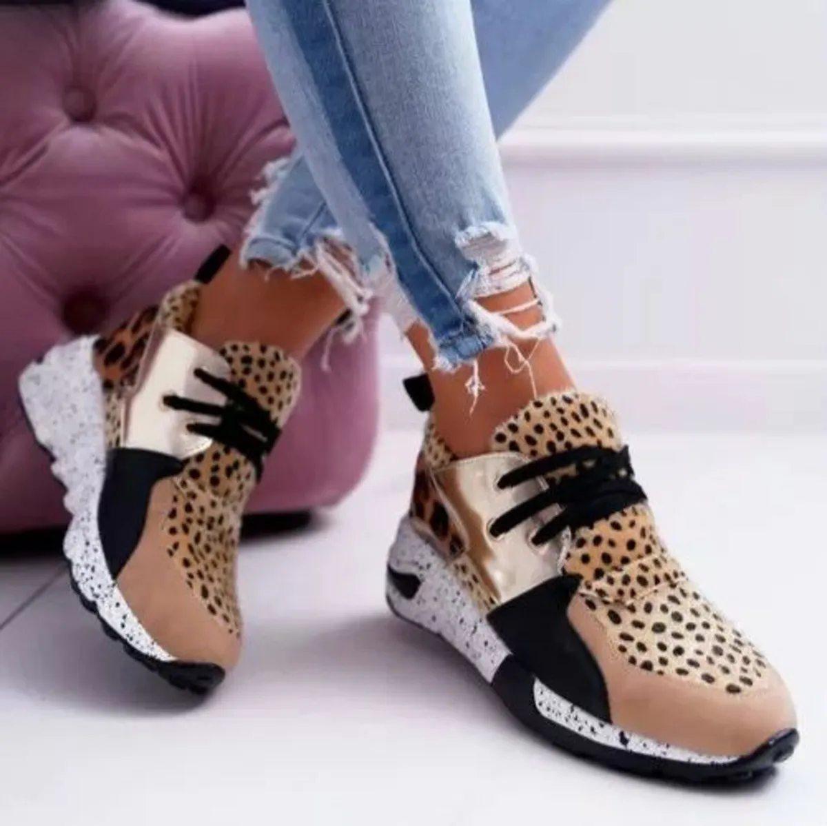 New Leopard Runners sizes 3-8 - Image 4