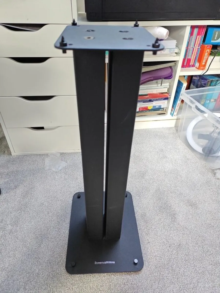 Bowers & Wilkins 606 stand mount speakers with stands - Image 4