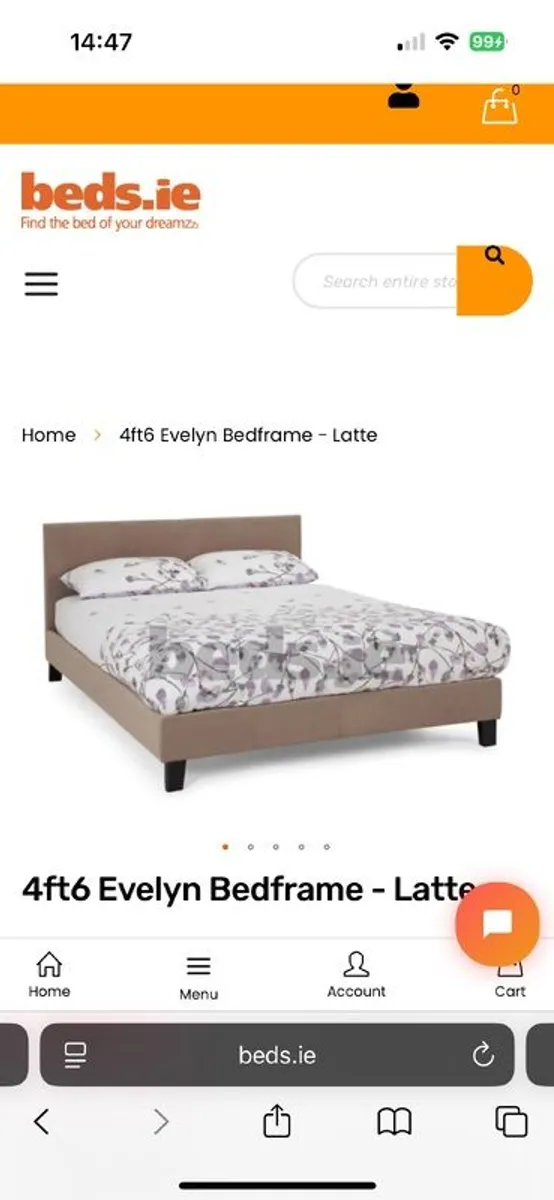 Double bed for sale