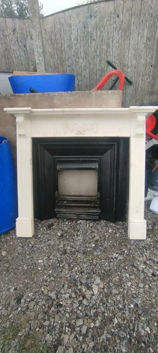 Marble sourond with soiledcast iron metal for sale - Image 2