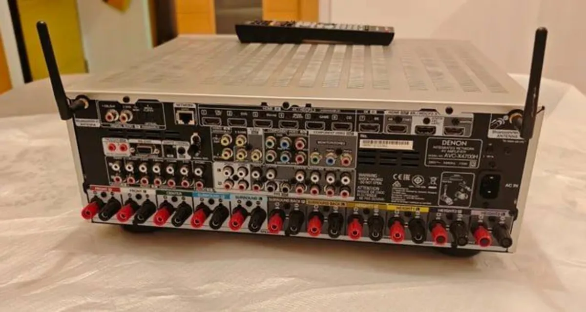 Denon AVC-X4700H AV Receiver Silver 11-2 Ch 8K - Image 3