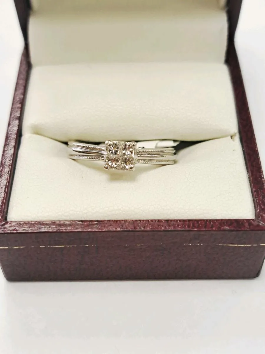 18K White Gold Diamond Ring 18Ct - Image 3