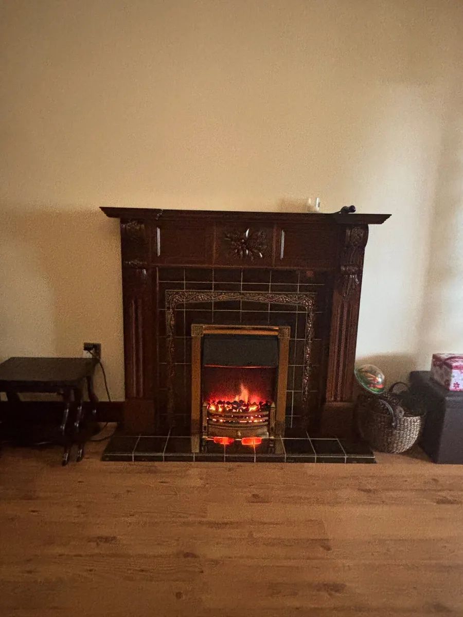 Mahogany Fireplace