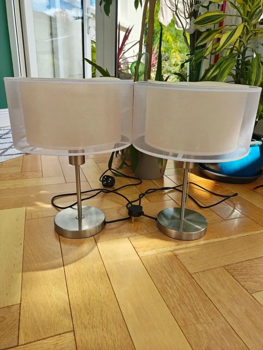 Table lamps (pair) - Image 1
