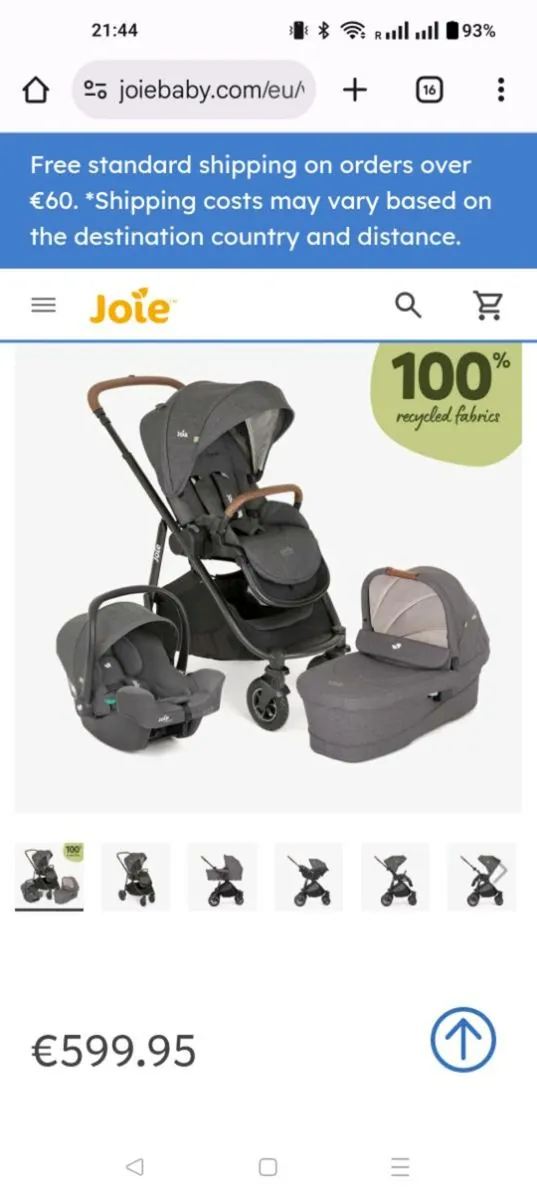 Pram, infant carrier and carry cot - Image 2