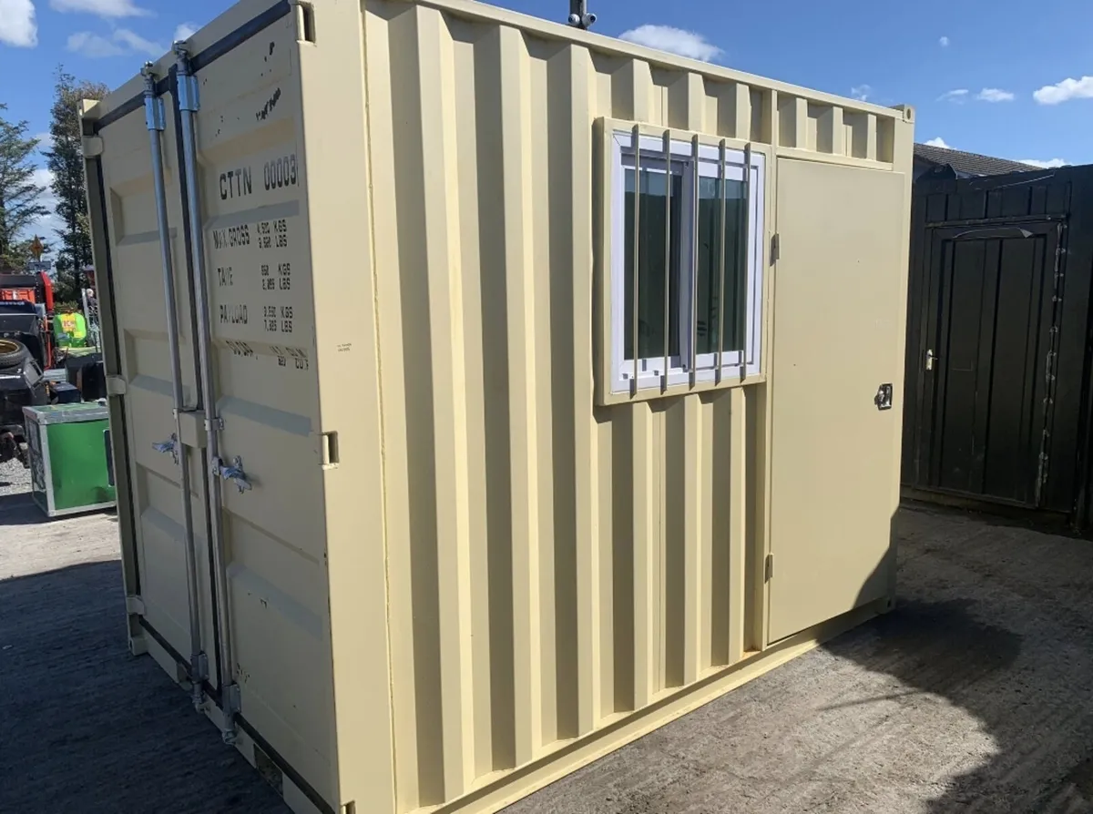 10ft x 7ft Container – Side Door, Window - Image 1