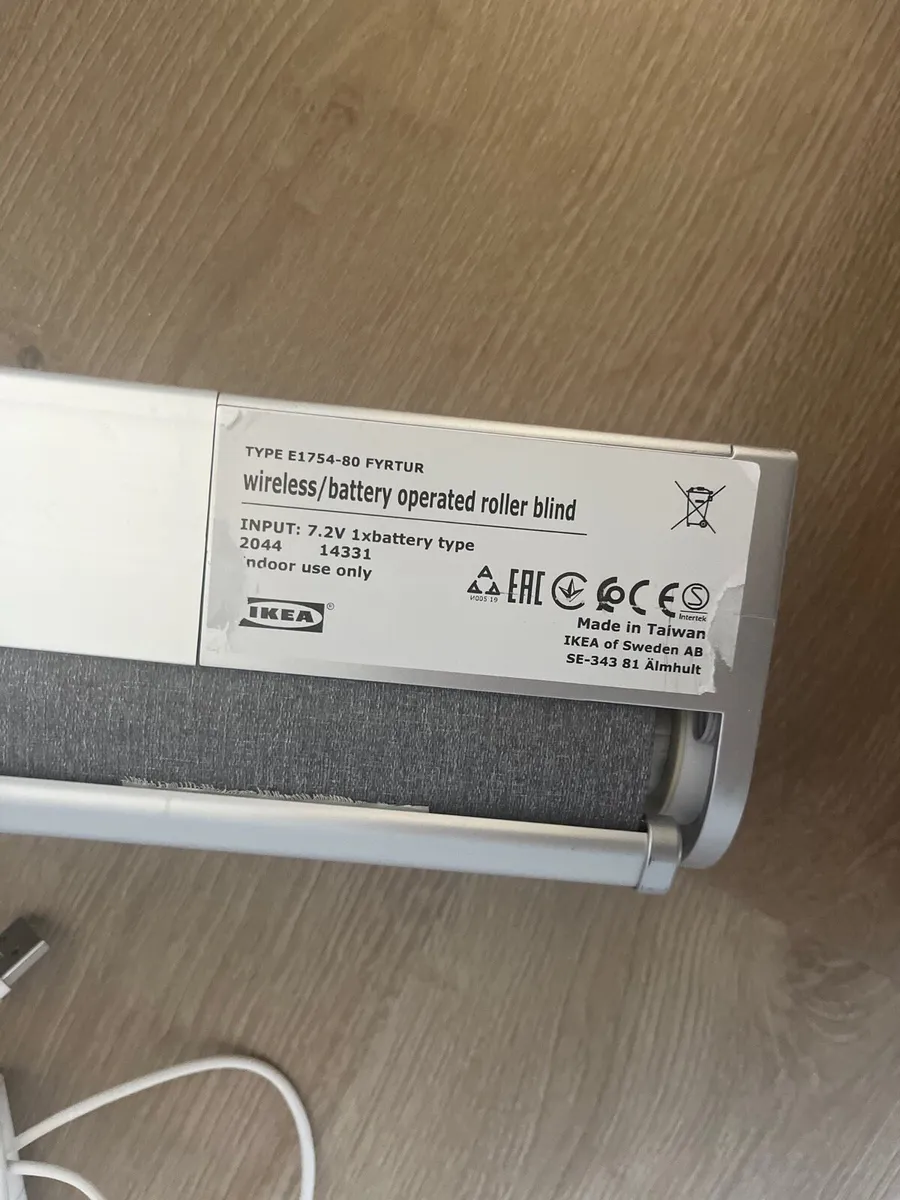 IKEA electric blackout blinds like new condition - Image 4