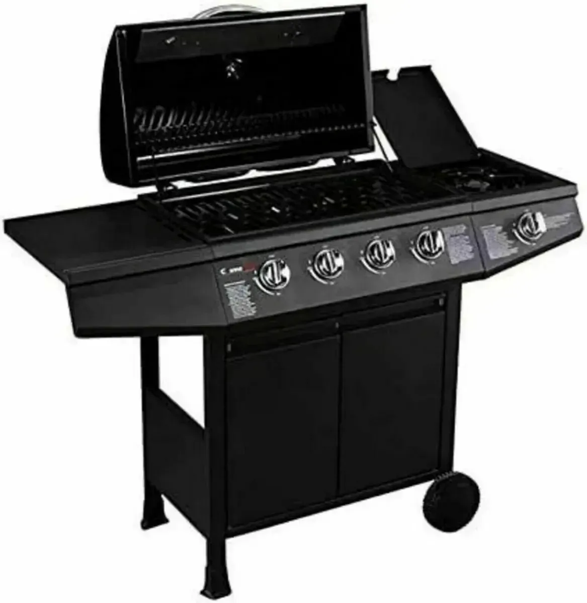 Garden Grill with 4+1 Gas Burners Barbecue Outdoor - Image 1