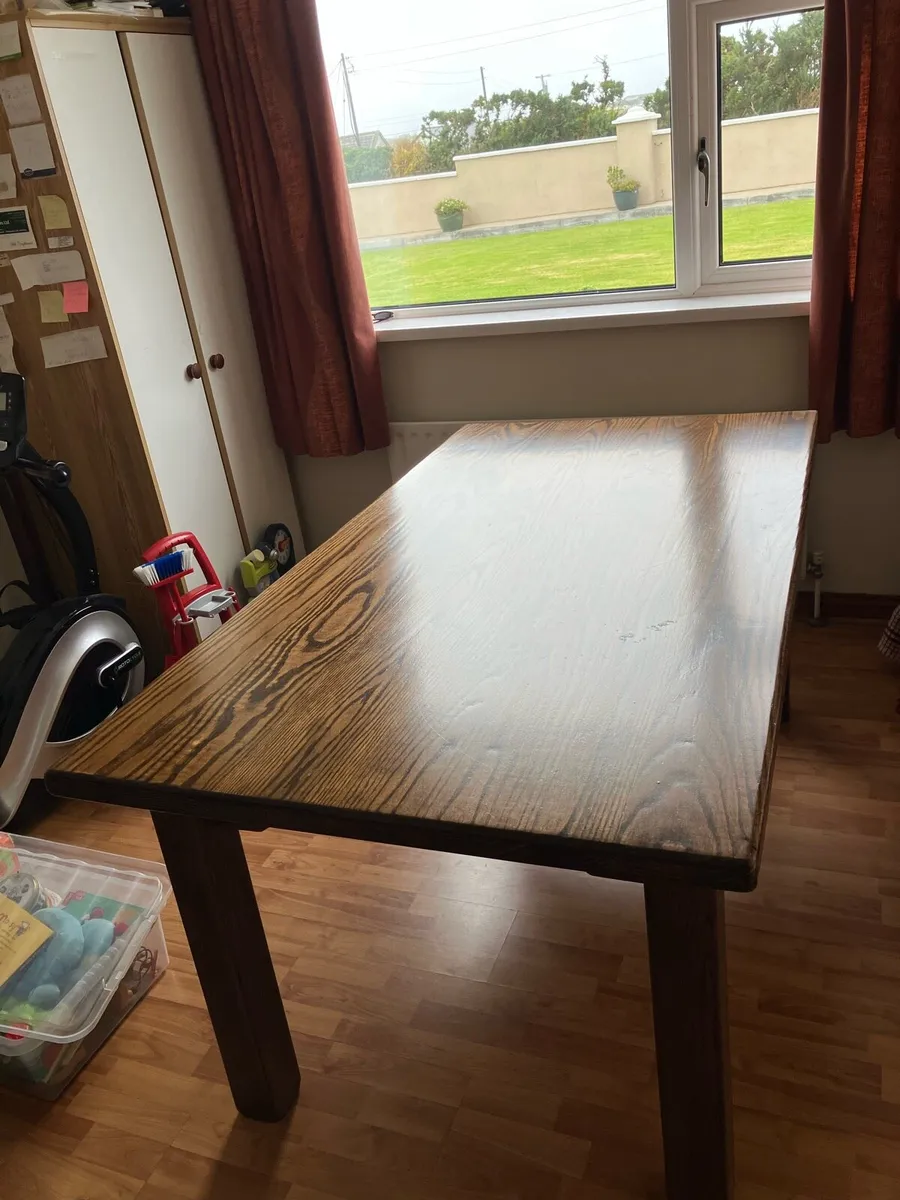 Mahogany Kitchen Table - Image 4