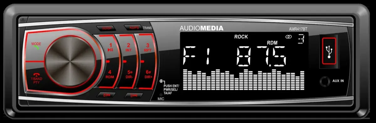 12V BLUETOOTH RADIO (AUDIOMEDIA)
