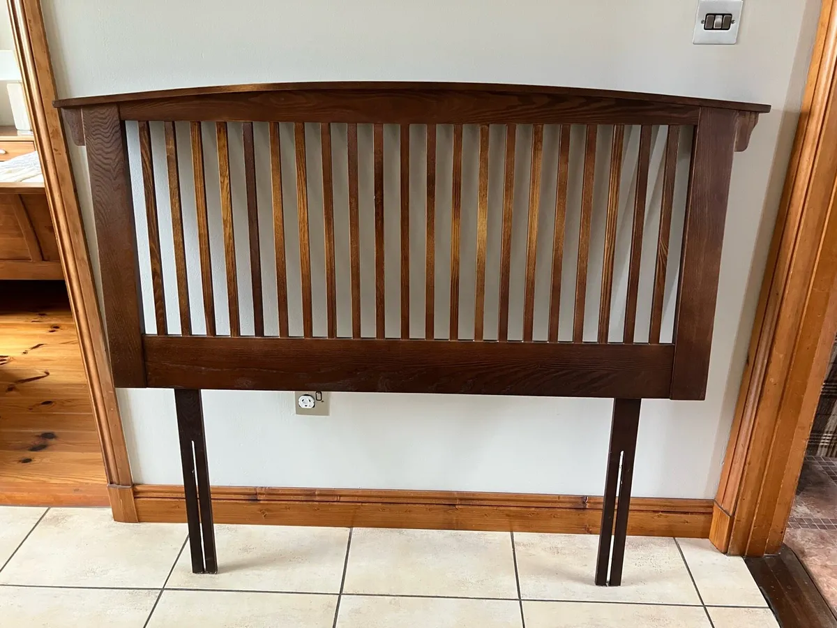 Mahogany headboard - Image 1
