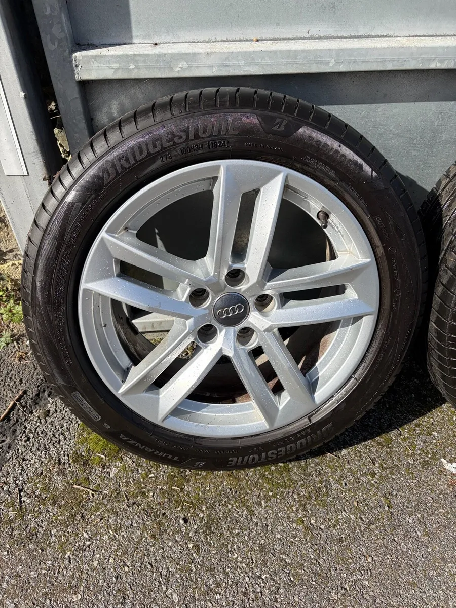 17 Inch Original Audi S Line alloys - Image 1
