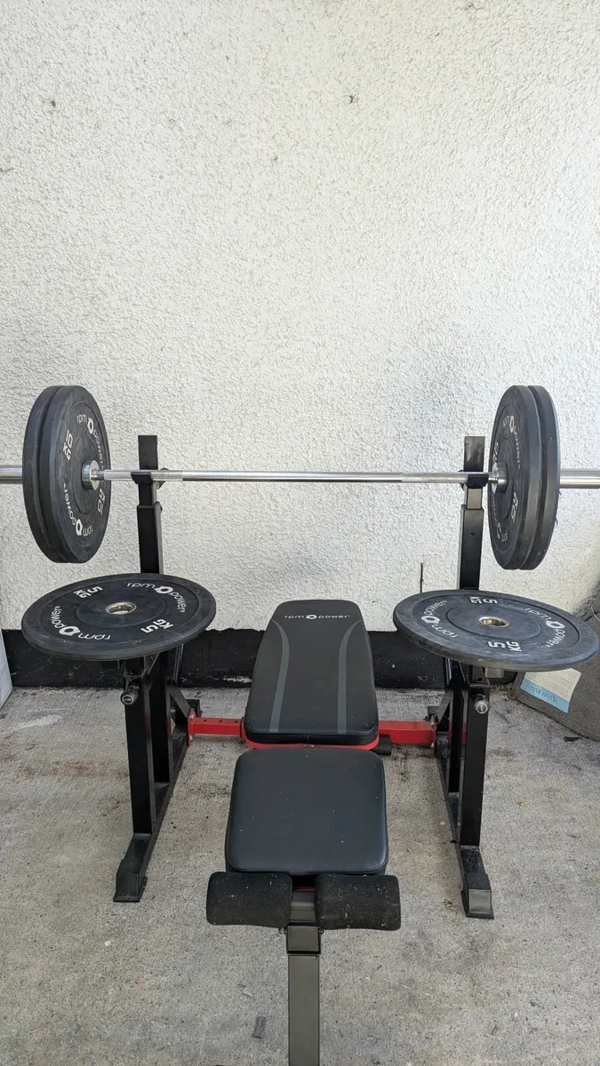 Weights | Squat rack |Bench | Barbell - Image 1