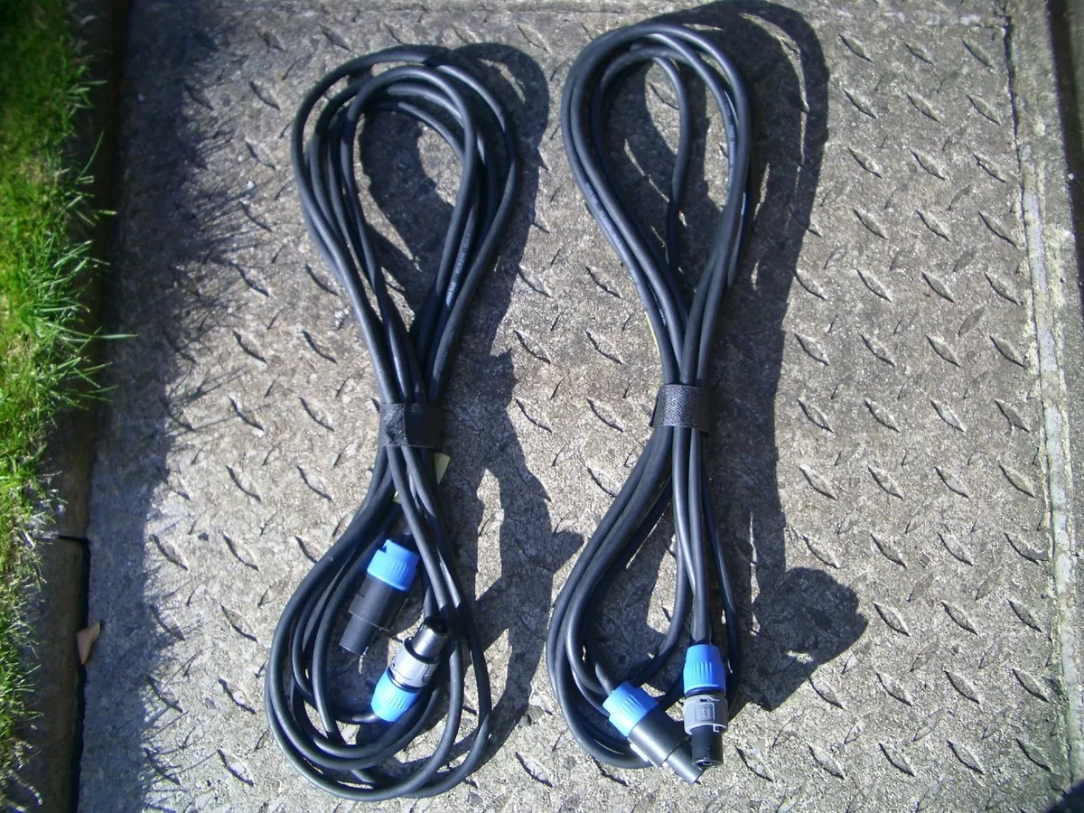 New Neutrik - Speakon Speaker Cables 2 x 2.5 - Image 1