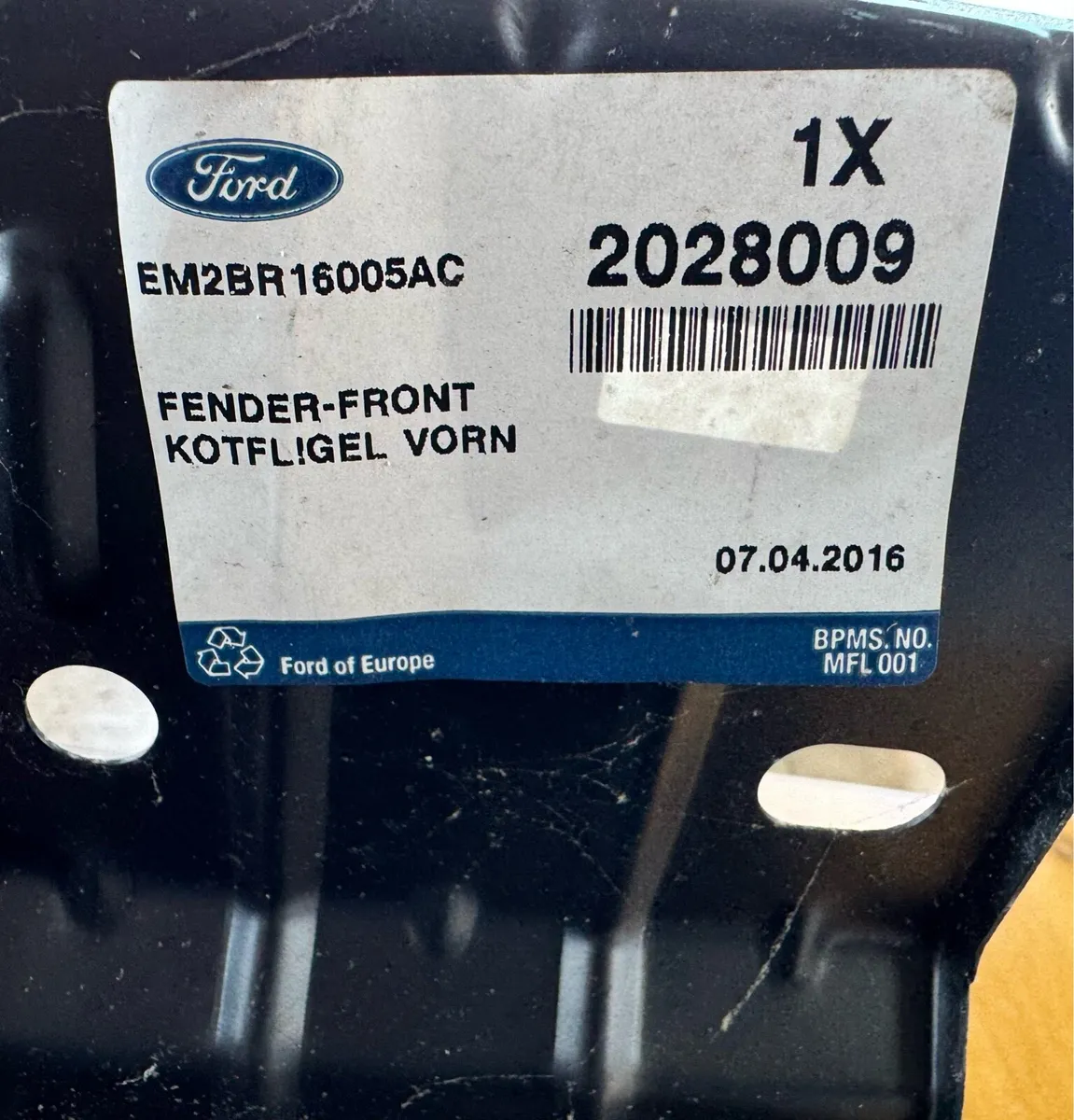 Ford Galaxy 2015- right wing 2028009 - Image 3