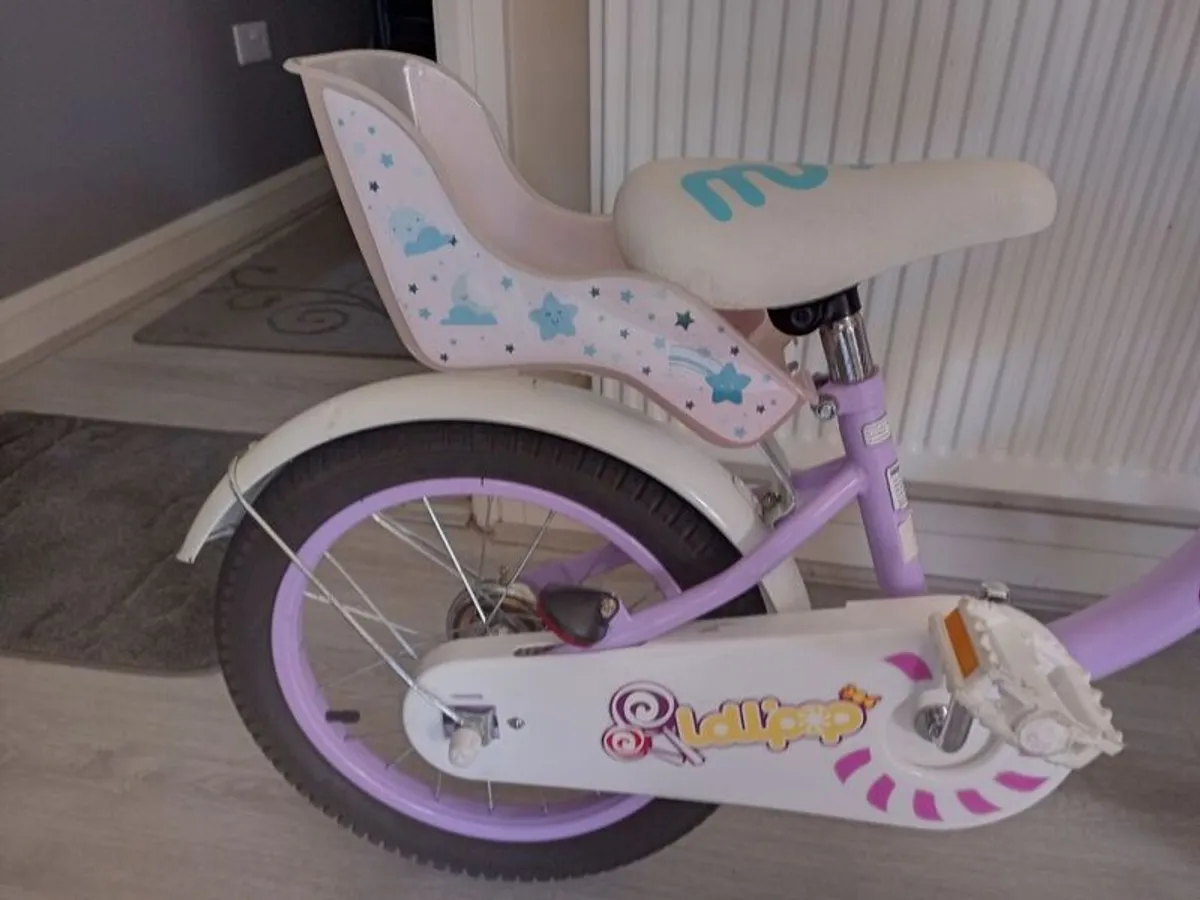 kids chipmunk lollipop bike size 16 inch wheels - Image 3