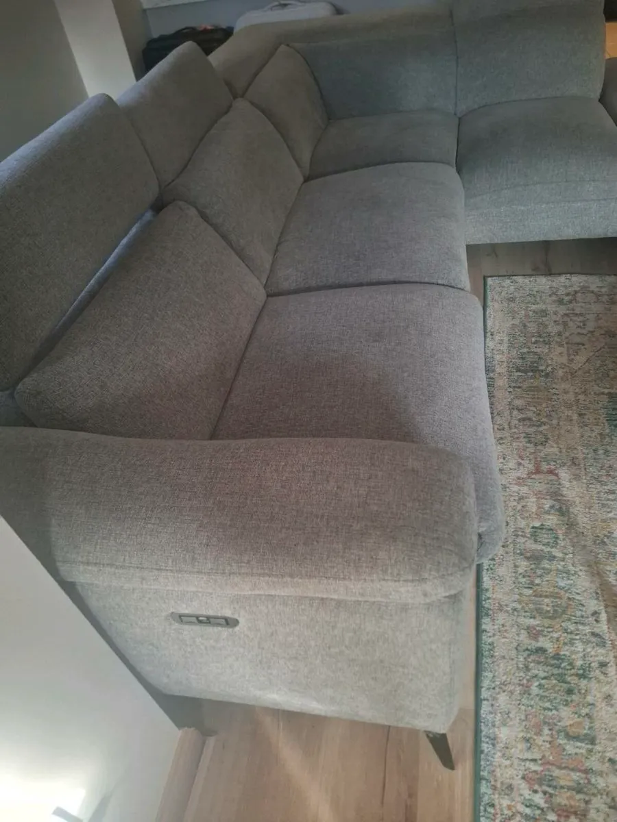Electric recliner corner sofa - Image 3