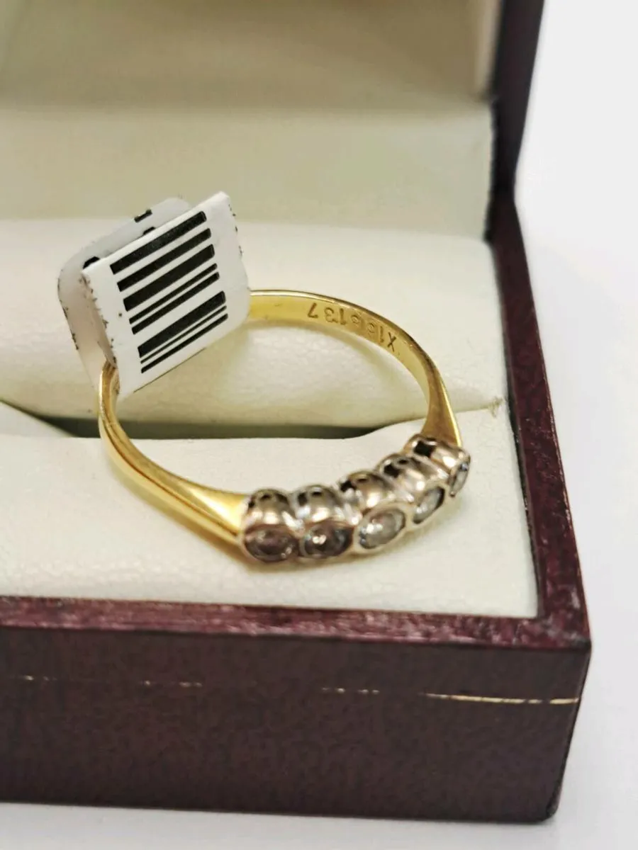 18K Gold Diamond Ring 18Ct - Image 3