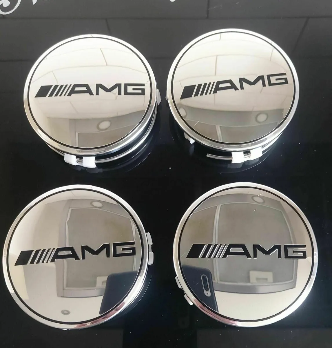Mercedes AMG Centre Caps - FREE POST - Image 1