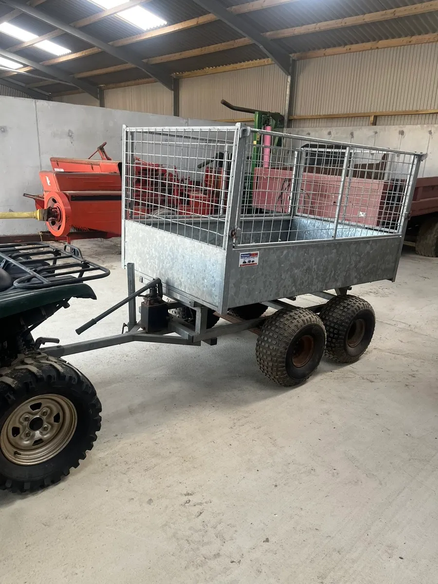 Yamaha Grizzly 550 and 6x4 tipping trailer - Image 2