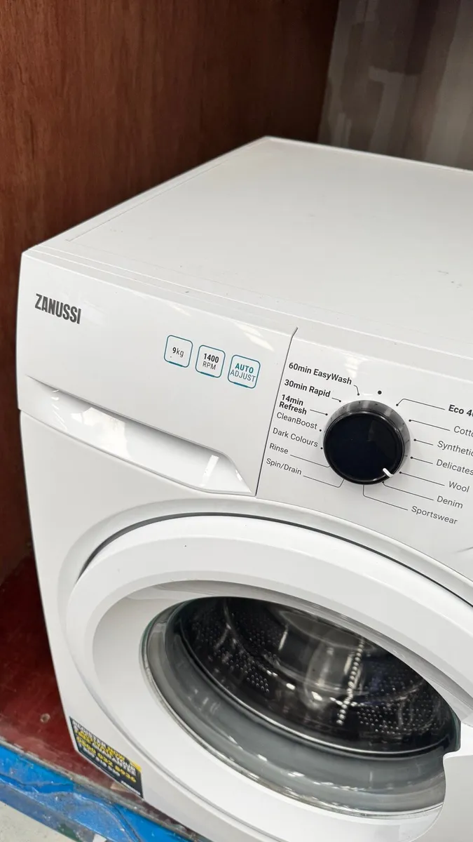 Zanussi Washing Machine 9KG Large Drum - Image 2