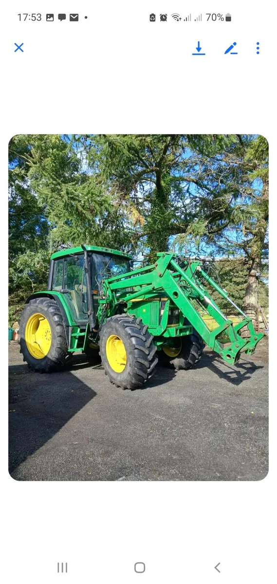 John Deere 6400 With Front Loader - Image 1