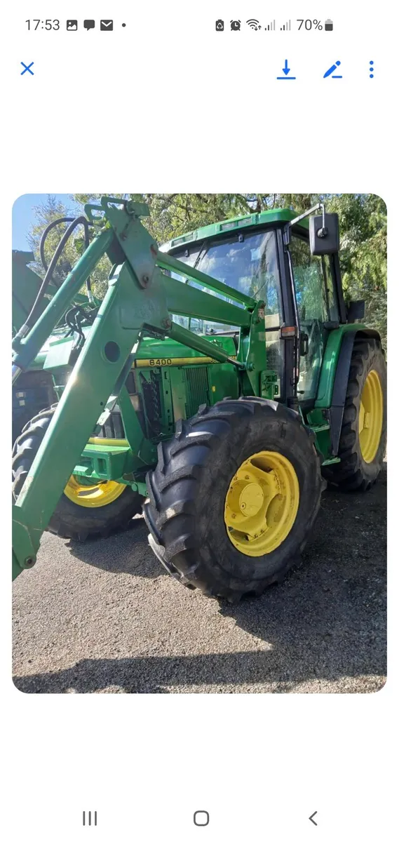 John Deere 6400 With Front Loader - Image 3