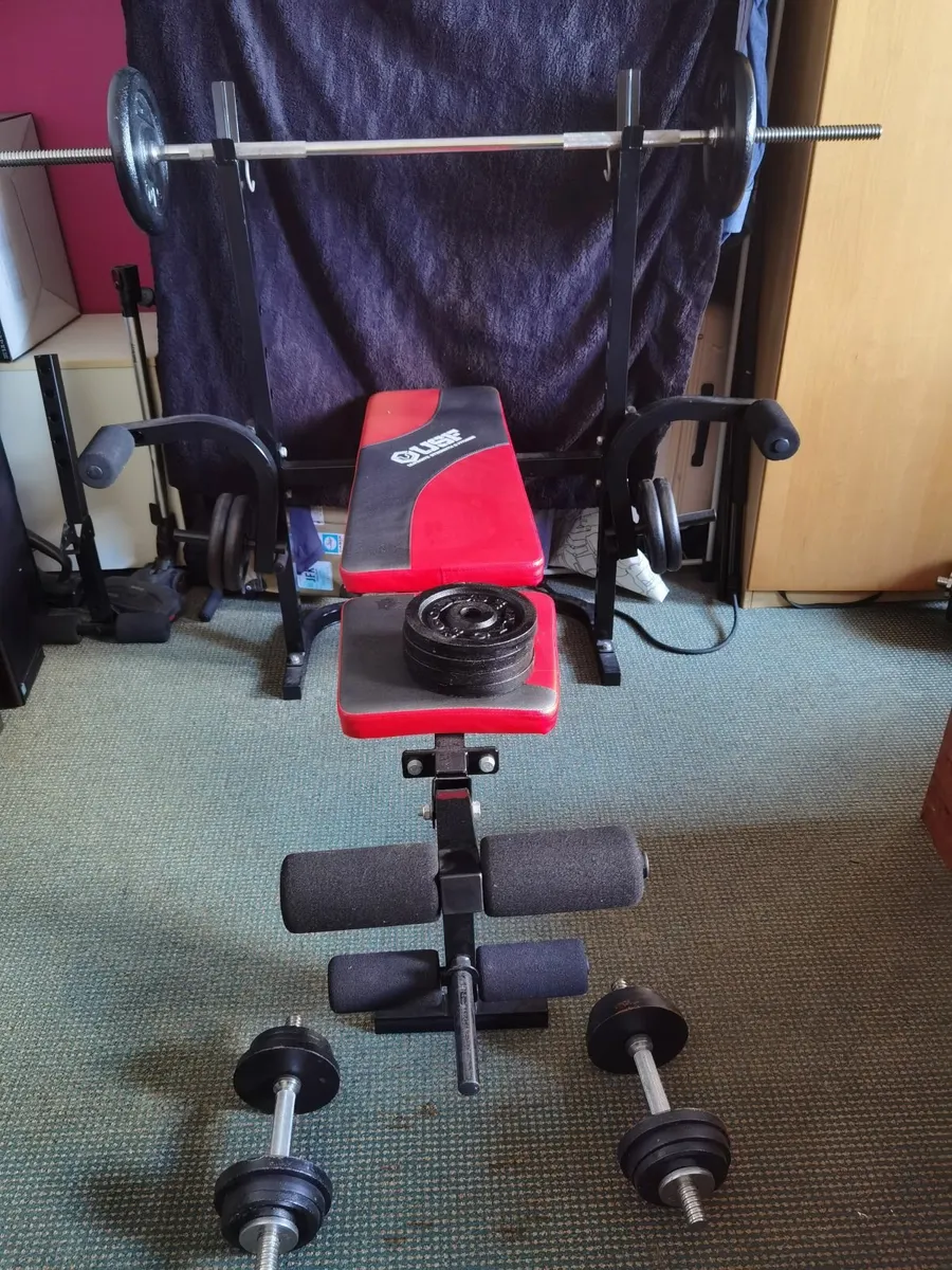 Weight bench, barbell, dumbell - Image 3