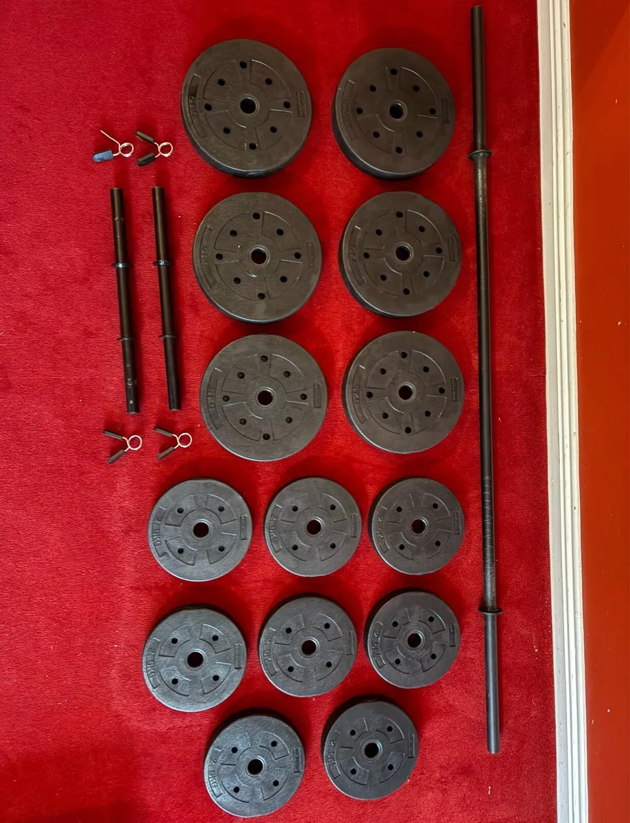 50KG Weights | Bench | Rack | Barbell - Image 4
