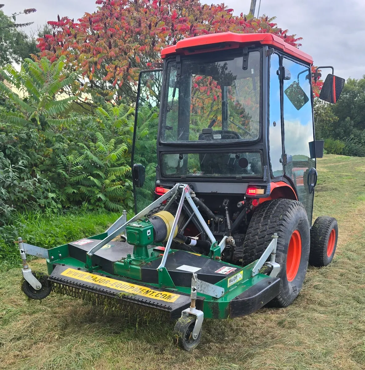 Kubota Tractor and mower - Image 2