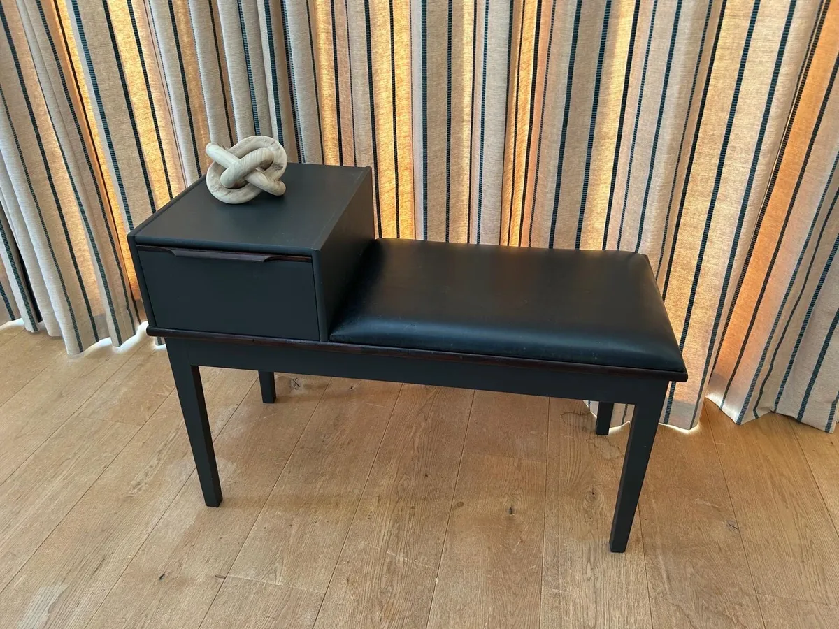 Hall table / MCM telephone seat - Image 2